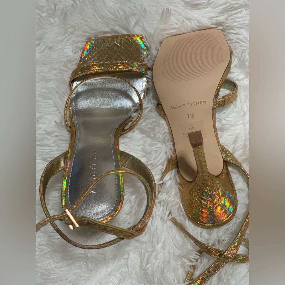 Marc Fisher Women's Deric Heeled Sandals